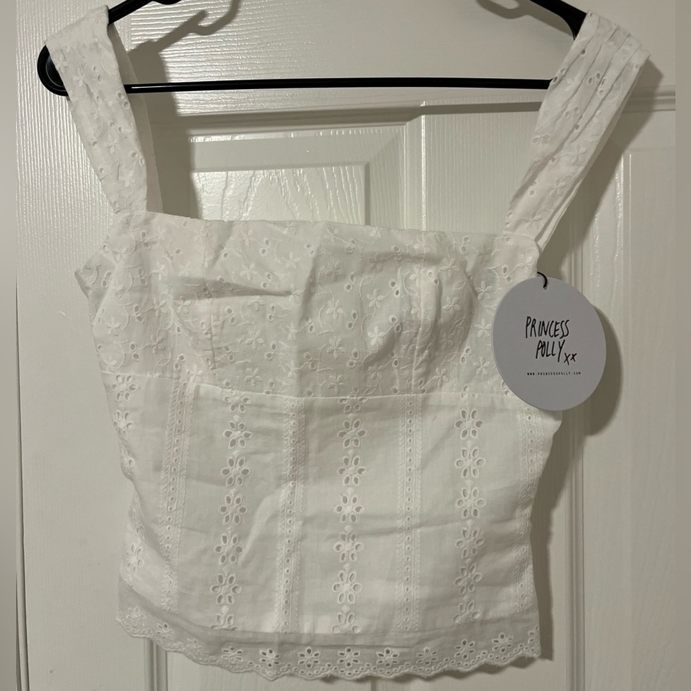 White floral top from princess Polly